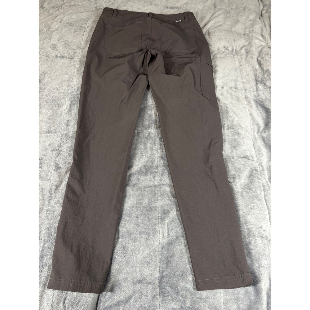 Patagonia Womens Size 6 Grey Brown Hiking Cargo Pants Ankle Zip Worn Wear Slim - Picture 11 of 12